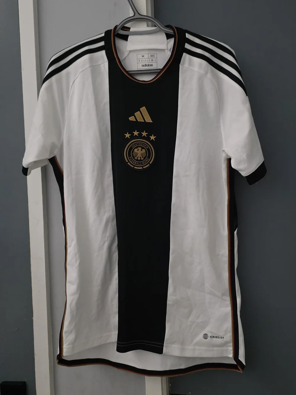 Adidas Men’s Germany National Team White & Black Soccer Jersey